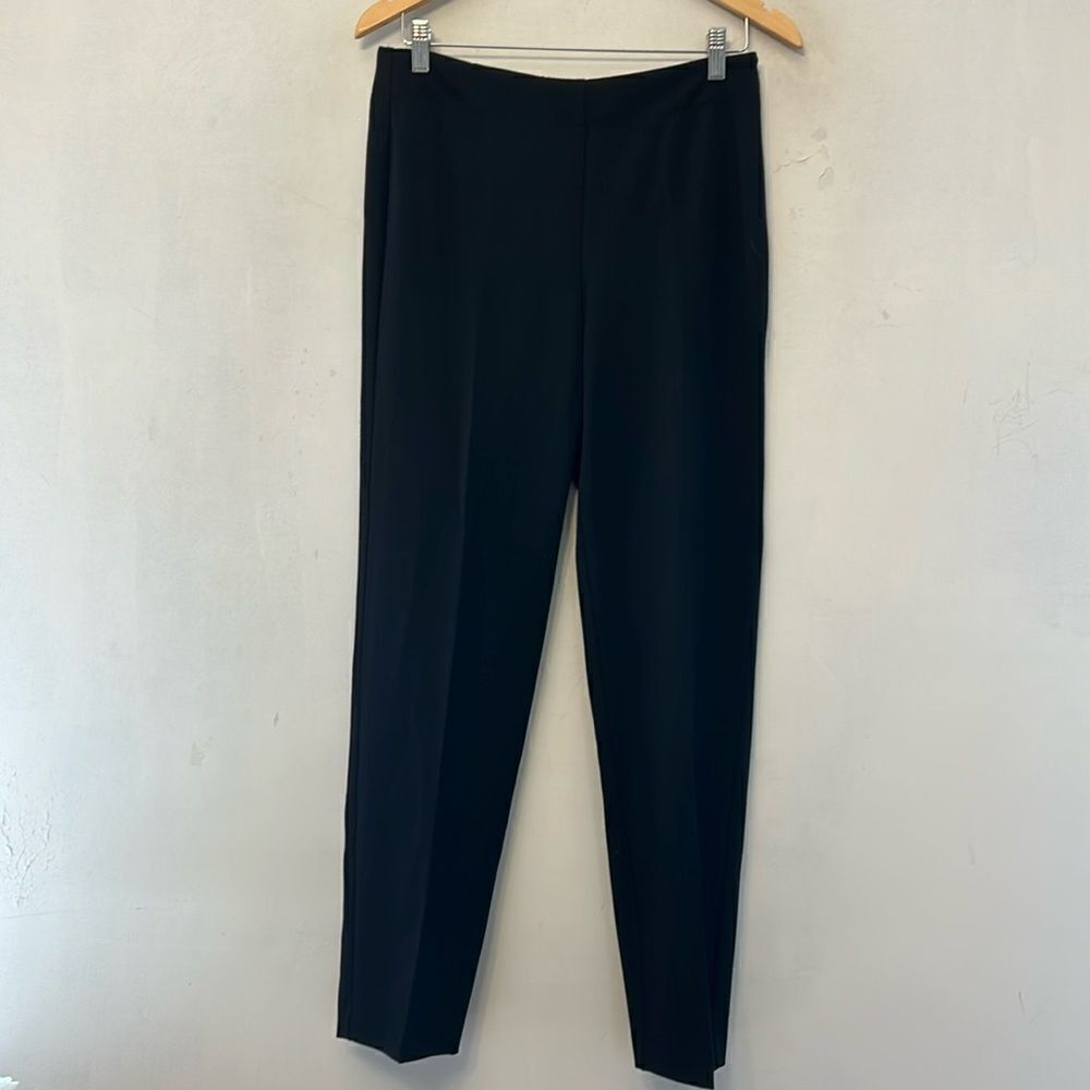 Talbots black classic fit side zip pants Size 4 New